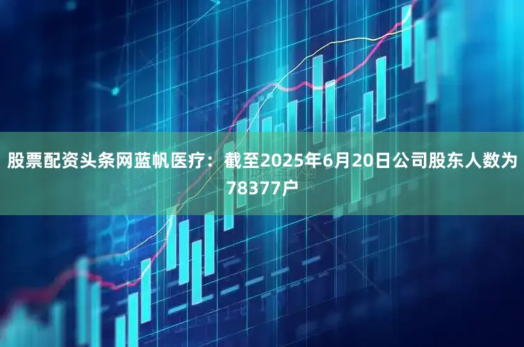 股票配资头条网蓝帆医疗：截至2025年6月20日公司股东人数为78377户